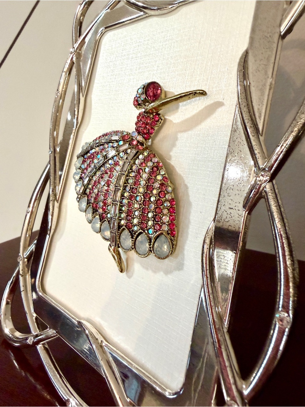 Rhinestone Ballerina Framed Mini Art - Picture 10 of 11